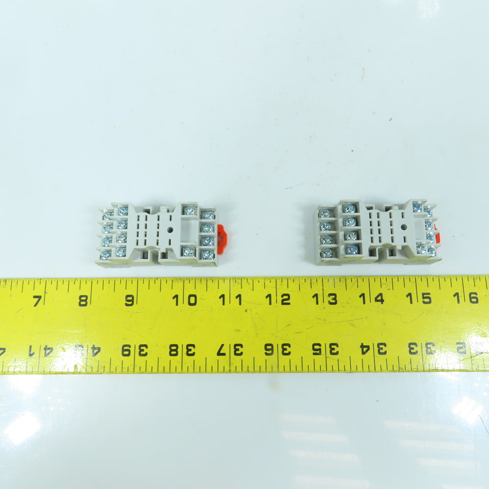 Magnecraft 70-461-1 14-Pin Relay Socket Base 10 Amp 300V Lot Of 2