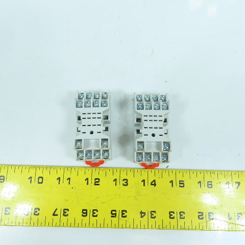 Magnecraft 70-461-1 14-Pin Relay Socket Base 10 Amp 300V Lot Of 2