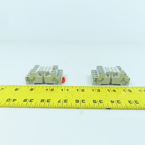 Magnecraft 70-461-1 14-Pin Relay Socket Base 10 Amp 300V Lot Of 2