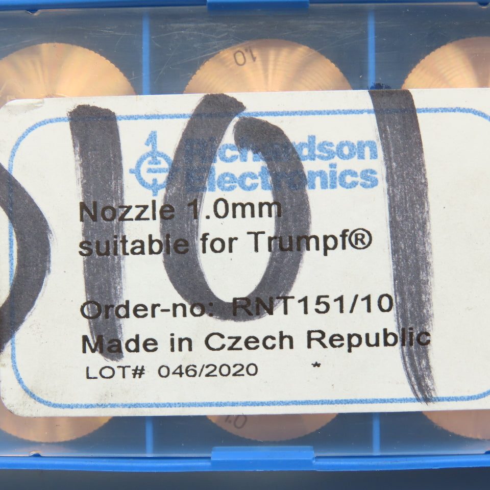 Richardson Electronics RNT151/10 1.0mm Nozzle Lot Of 10