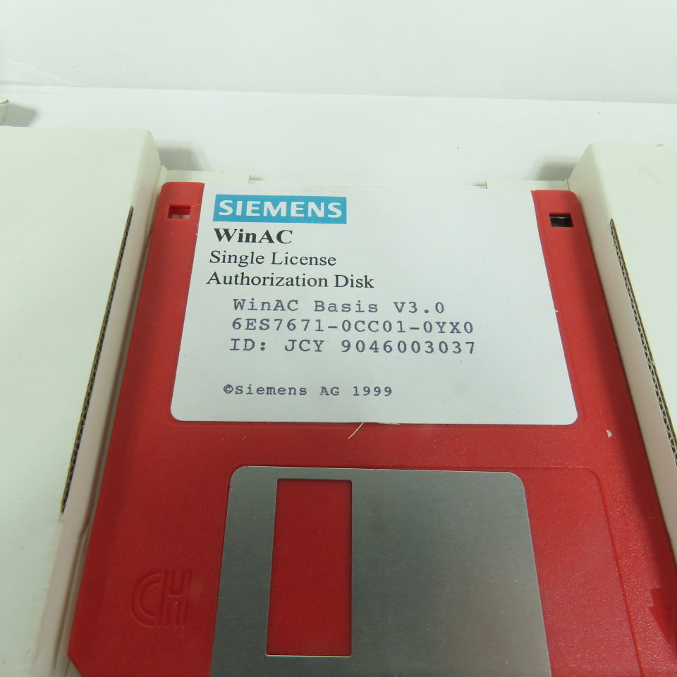 Siemens 6ES7 671-0CC01-0YX0 WinAC Basis V3.0 Incl.SP1 Software & Single License
