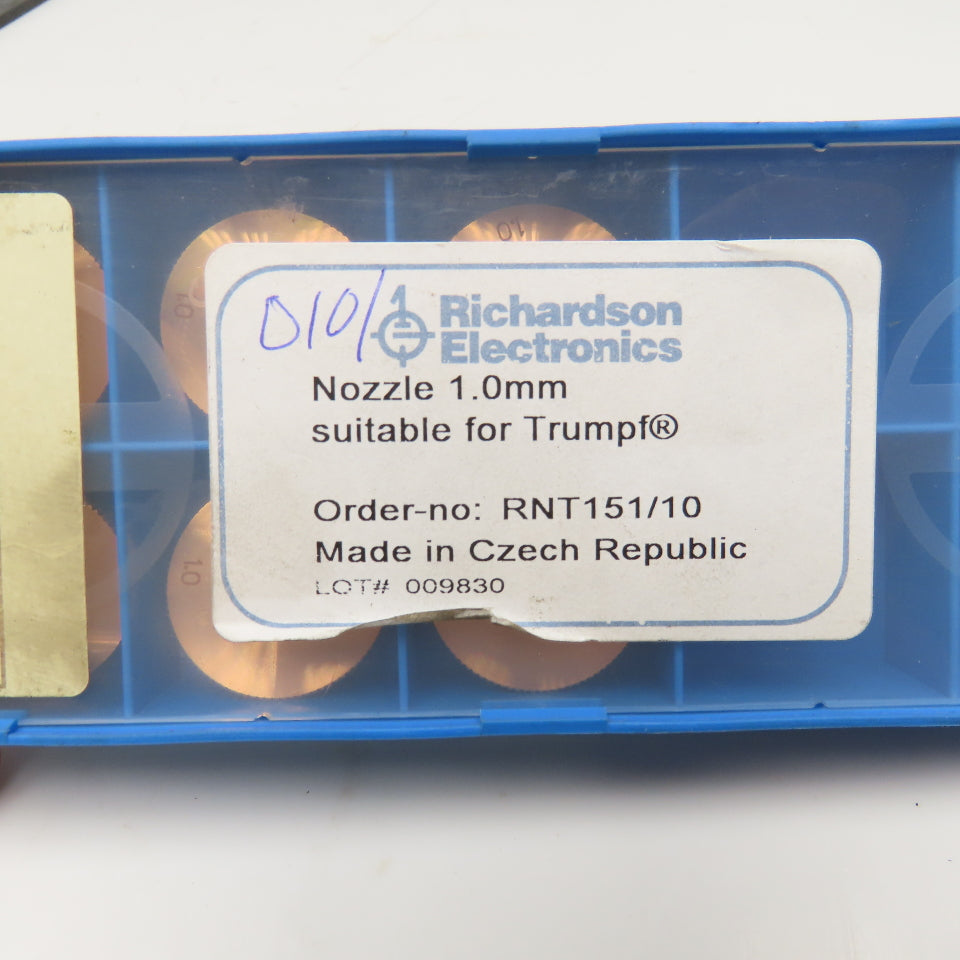 Richardson Electronics RNT151/10 1.0mm Nozzle Lot Of 6
