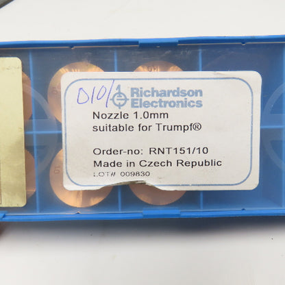 Richardson Electronics RNT151/10 1.0mm Nozzle Lot Of 6