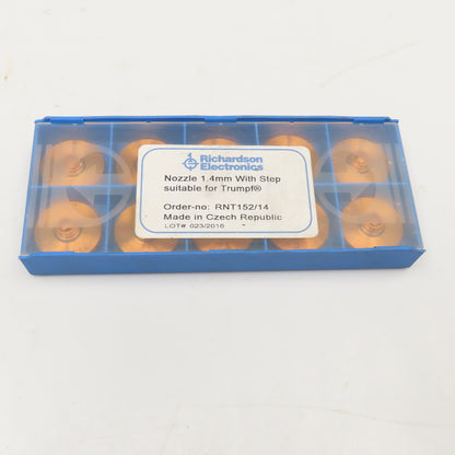 Richardson Electronics RNT152/14 1.4mm Nozzle With Step Lot Of 10