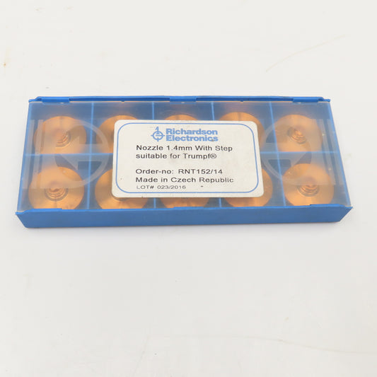 Richardson Electronics RNT152/14 1.4mm Nozzle With Step Lot Of 10