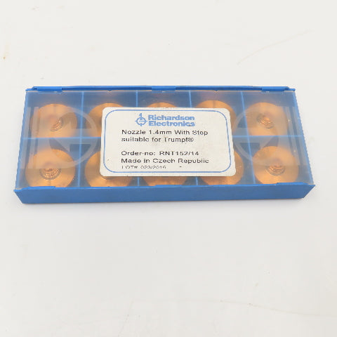 Richardson Electronics RNT152/14 1.4mm Nozzle With Step Lot Of 10