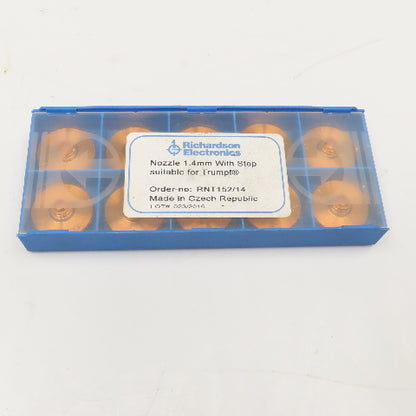 Richardson Electronics RNT152/14 1.4mm Nozzle With Step Lot Of 10