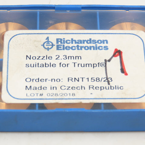 Richardson Electronics RNT158/23 Nozzle 2.3mm Lot Of 10