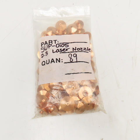 Generic Nozzle 2.3mm RNT158/23 Lot Of 89