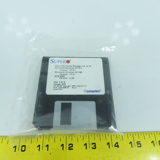 Super Ultra 160 Family Manager Set v1.10 Windows NT 4.0 Discs 1 To 4