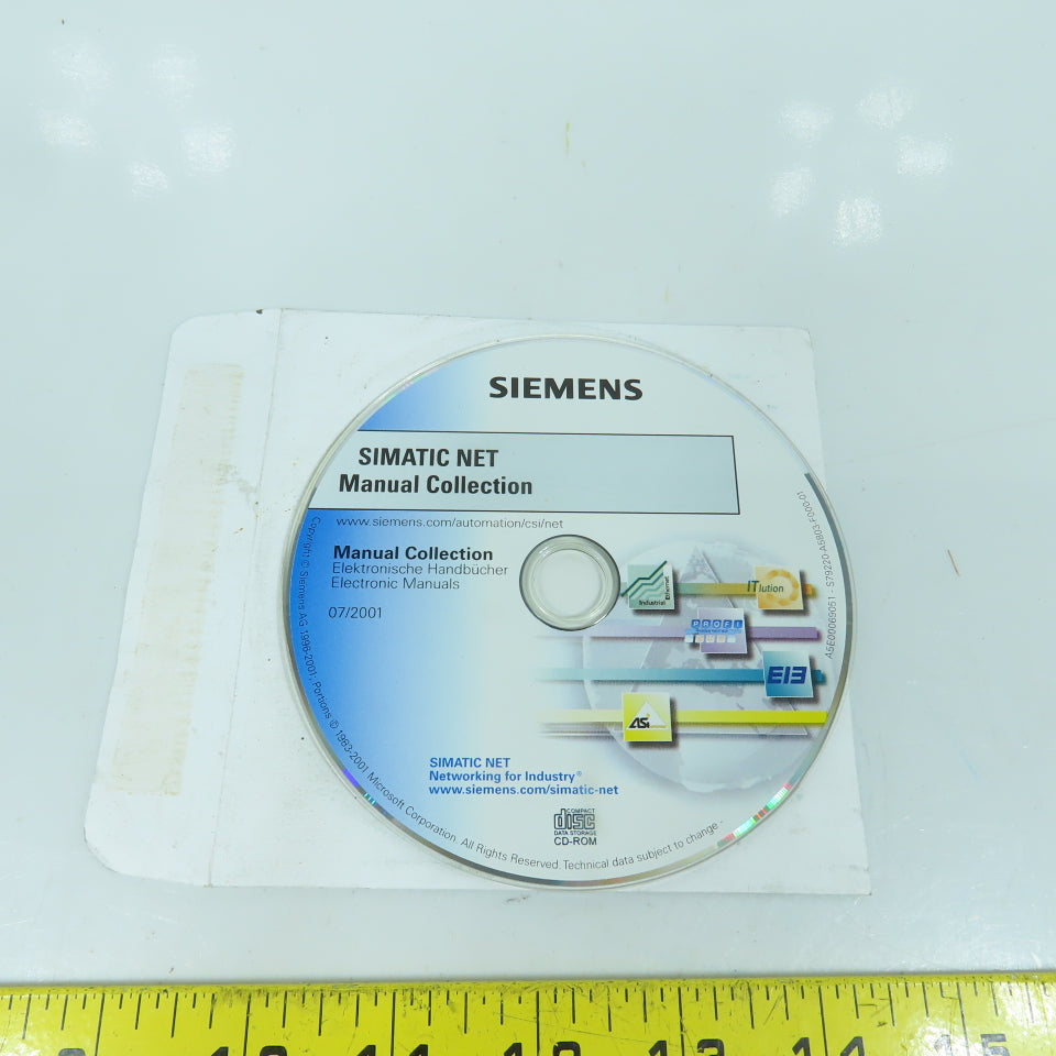 Siemens A5E00069051-S79220-A5803-F000-01 Simatic Net Manual Collection CD-ROM