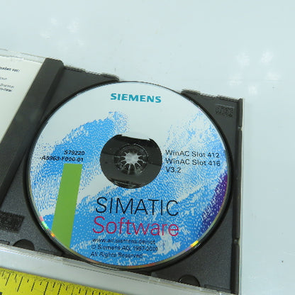 Siemens S79220-A5963-F000-01 Simatic Software WinAC Slot 412 & 416 V3.2