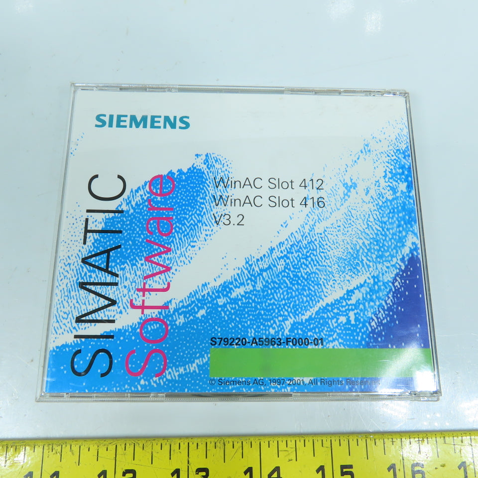 Siemens S79220-A5963-F000-01 Simatic Software WinAC Slot 412 & 416 V3.2