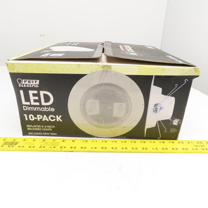 Feit 1232454 CELEDR6/927/10 120V LED Dimmable Recessed Light Retrofit Case Of 10