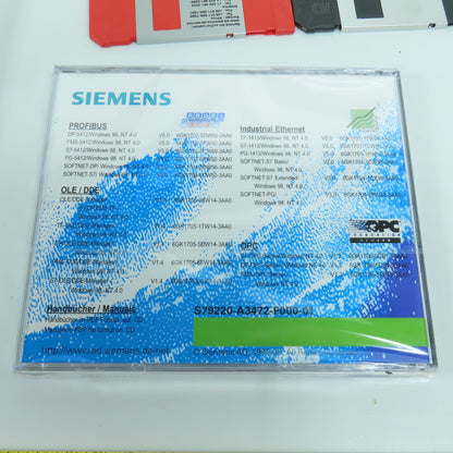 Siemens S79220-A3472-F000-01 Simatic Net Communication W/ Driver & Key Disc