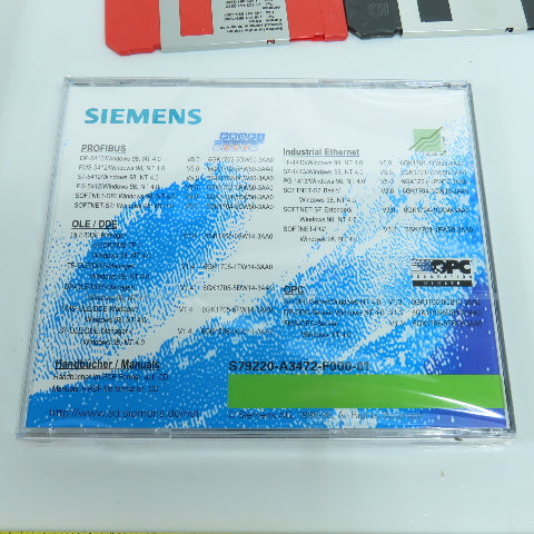 Siemens S79220-A3472-F000-01 Simatic Net Communication W/ Driver & Key Disc