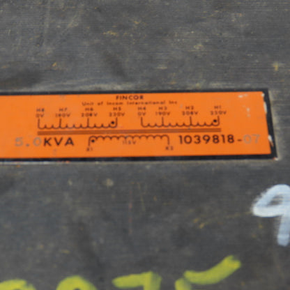 Hevi Duty 2237052T00 SMTR 190-460V Pri 5.0kVa 115V Sec 1Ph 50/60Hz Transformer