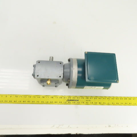 Cleveland ICHS 20:1 Ratio Right Hand Gear Reducer 86RPM 1/2HP 3PH Reliance Motor