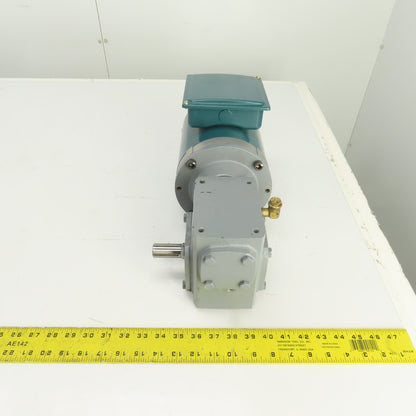 Cleveland ICHS 20:1 Ratio Right Hand Gear Reducer 86RPM 1/2HP 3PH Reliance Motor