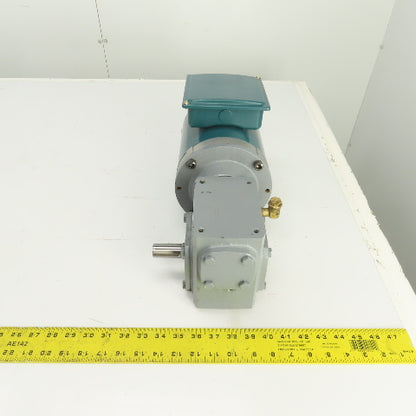 Cleveland ICHS 20:1 Ratio Right Hand Gear Reducer 86RPM 1/2HP 3PH Reliance Motor