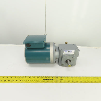 Cleveland ICHS 20:1 Ratio Right Hand Gear Reducer 86RPM 1/2HP 3PH Reliance Motor