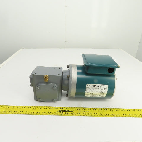 Cleveland ICHS 20:1 Ratio Right Hand Gear Reducer 86RPM 1/2HP 3PH Reliance Motor