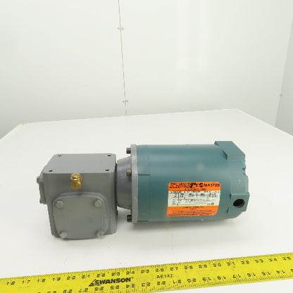 Cleveland ICHS 20:1 Ratio Right Hand Gear Reducer 86RPM 1/2HP 3PH Reliance Motor