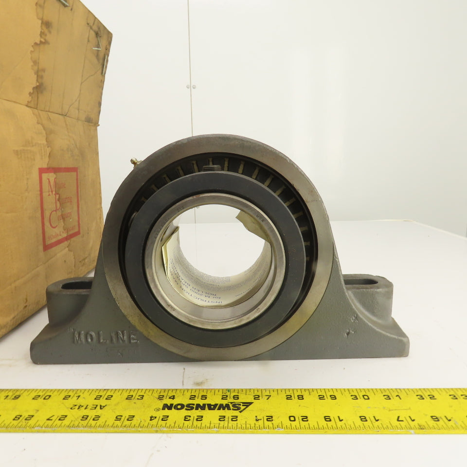 Moline M2000 2-Bolt Pillow Block Bearing Unit 3-15/16" Bore W/476220B