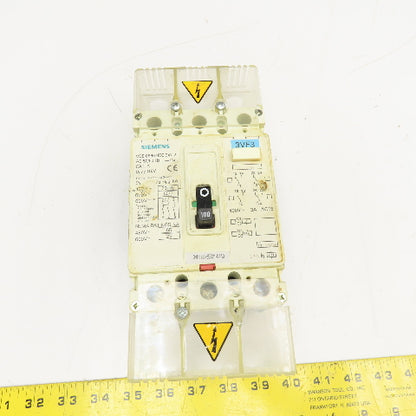 Siemens 3VF3111-6BS31-0AA0 100A 600V 3 Pole Circuit Breaker