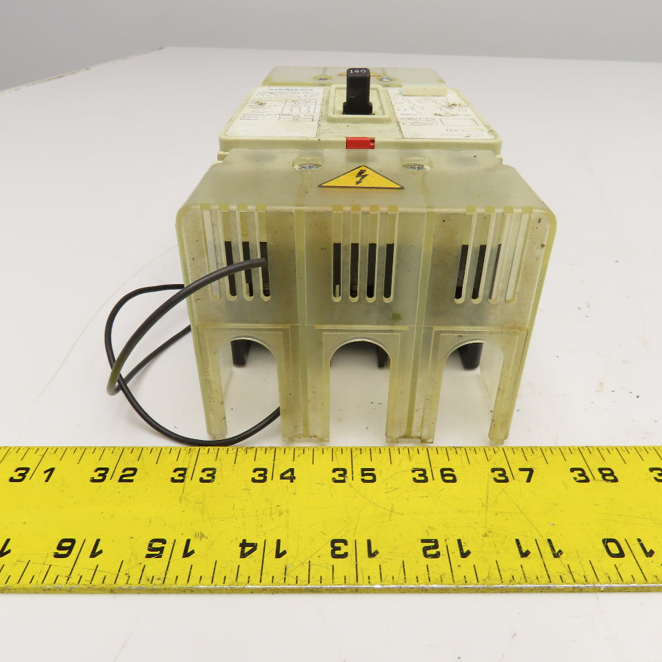 Siemens 3VF3 160A 600V 3 Pole Circuit Breaker