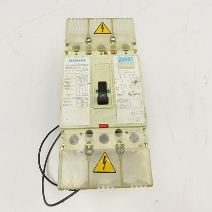 Siemens 3VF3 160A 600V 3 Pole Circuit Breaker