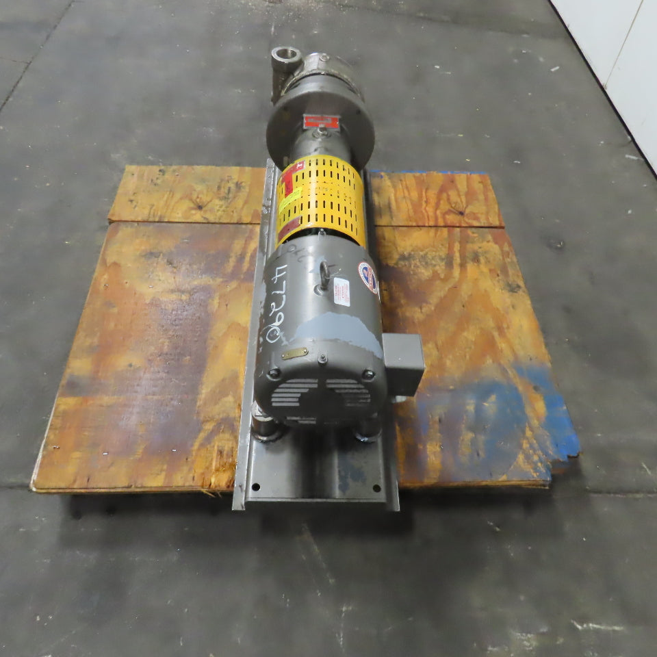 Gusher P2X2.5-7SEHCBM4B 15HP Horizontal Centrifugal Pump 3PH 106GPM 197 FT Head