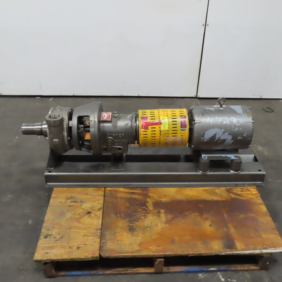 Gusher P2X2.5-7SEHCBM4B 15HP Horizontal Centrifugal Pump 3PH 106GPM 197 FT Head