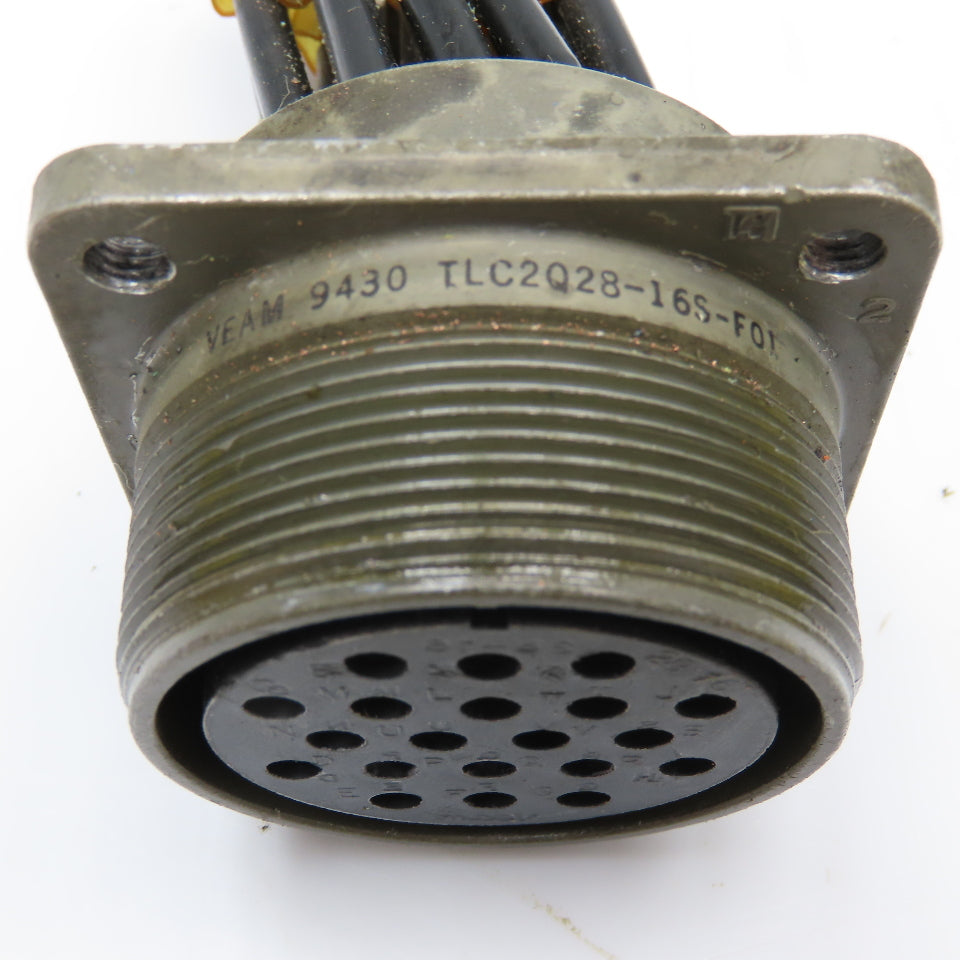 Veam TLC2Q28-16S-F01 28-16 20 Position Circular Connector Male/Female Set