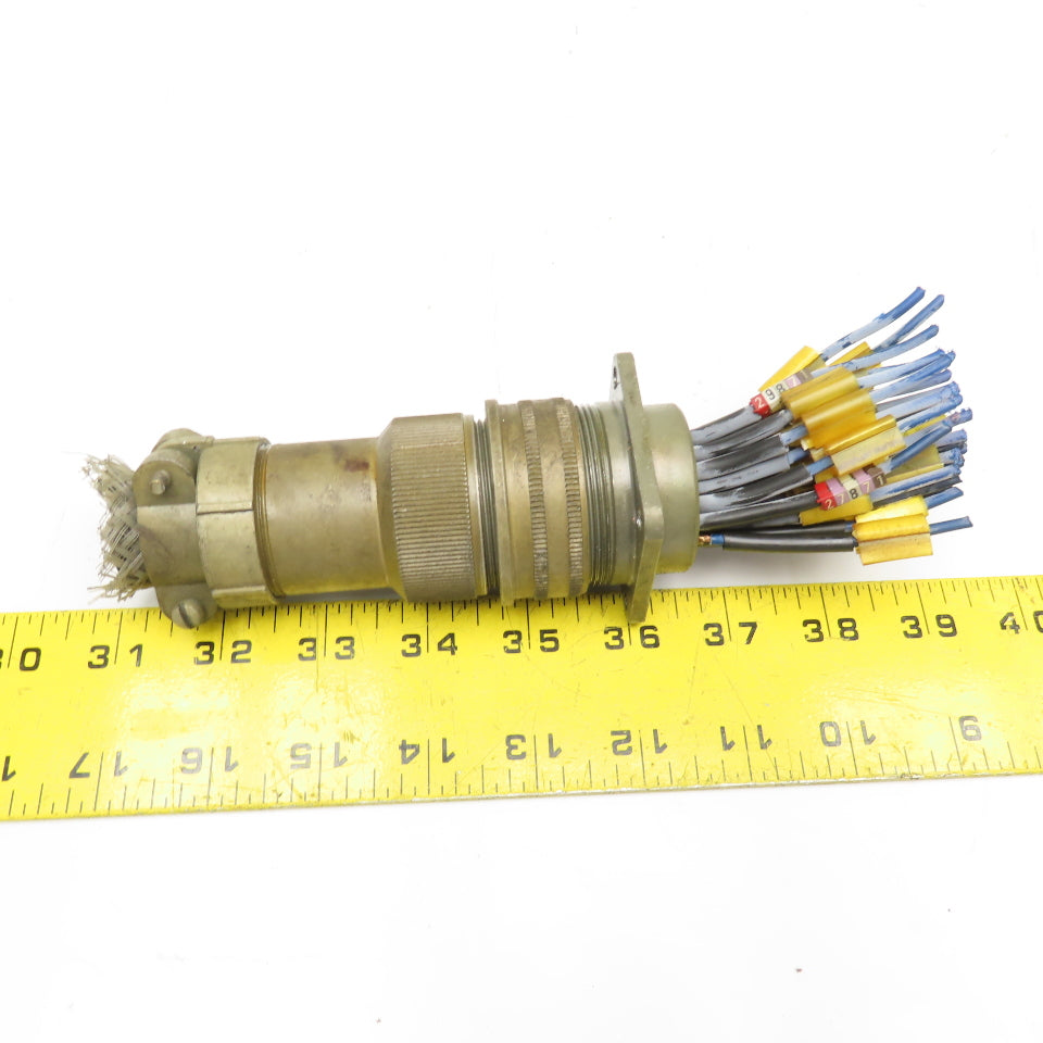 Veam TLC2Q28-15S-F01 28-15 35 Position Circular Connector Male/Female Set