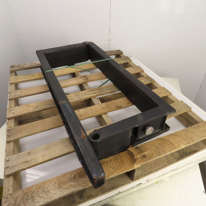 42" x 5-3/4" Pipe Shaft Mounted 1-3/8" Pin Style Telehandler Pallet Forks Set/2