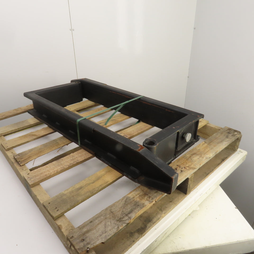 42" x 5-3/4" Pipe Shaft Mounted 1-3/8" Pin Style Telehandler Pallet Forks Set/2
