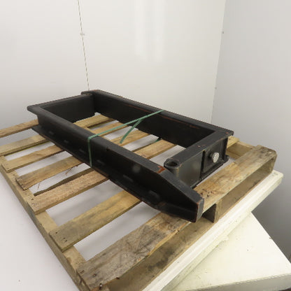 42" x 5-3/4" Pipe Shaft Mounted 1-3/8" Pin Style Telehandler Pallet Forks Set/2