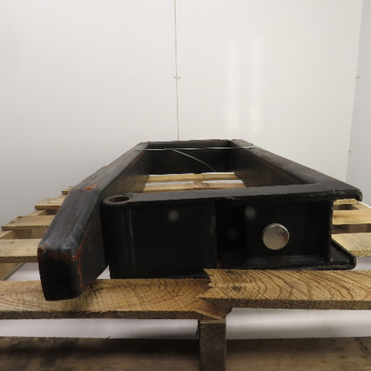 42" x 5-3/4" Pipe Shaft Mounted 1-3/8" Pin Style Telehandler Pallet Forks Set/2