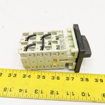 Sprecher + Schuh LE2-25 3 Position Rotary Cam Switch 660V 25A 13kW