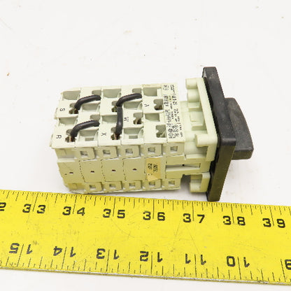 Sprecher + Schuh LE2-25 3 Position Rotary Cam Switch 660V 25A 13kW
