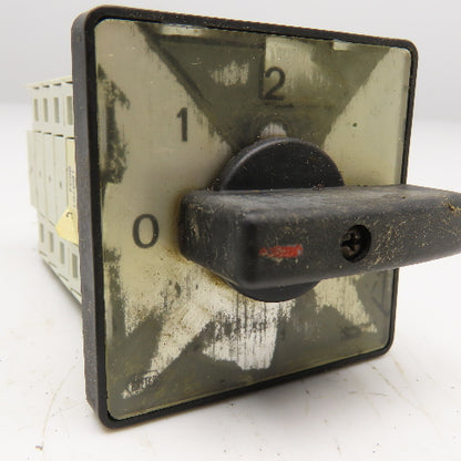 Sprecher + Schuh LE2-25 3 Position Rotary Cam Switch 660V 25A 13kW