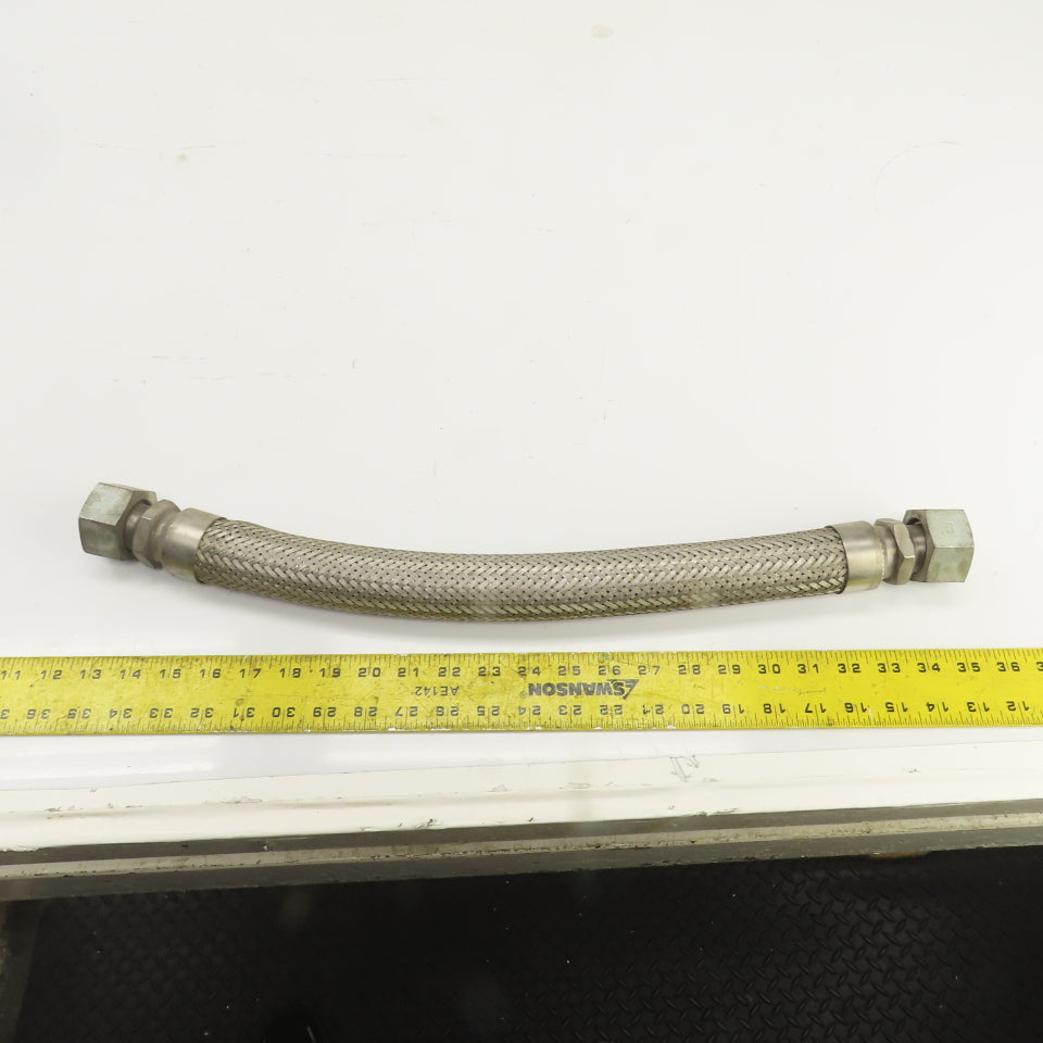 Ingersoll Rand R110I-A125 Stainless Steel Flexible OEM Hydraulic Hose 22" OAL