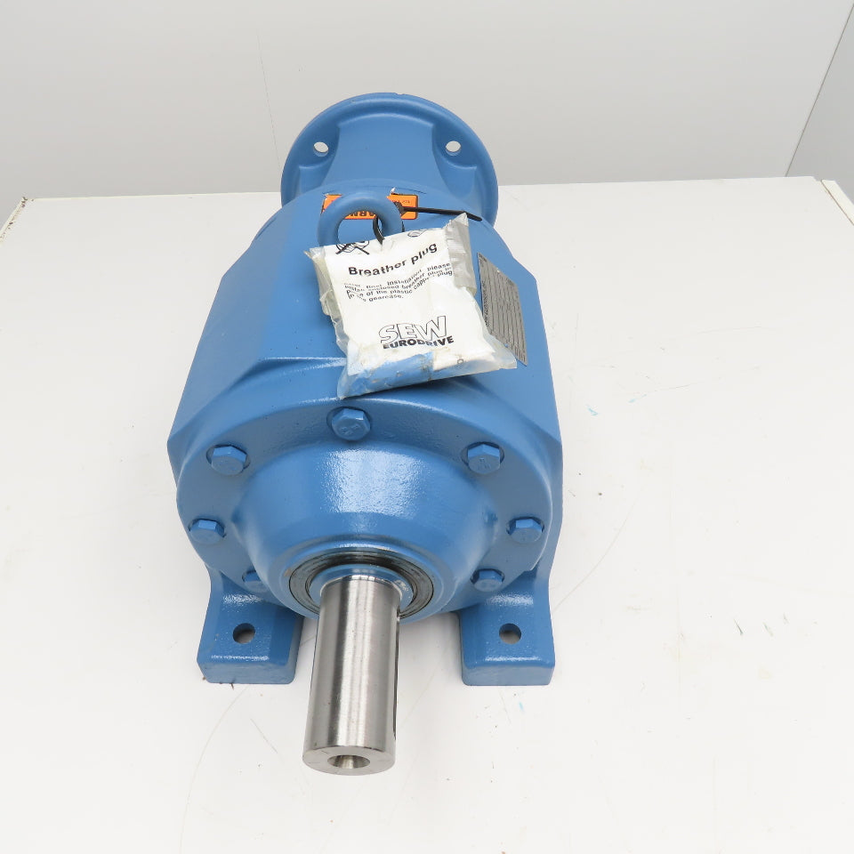 Sew Eurodrive R83LP182 52.44:1 Ratio Gear Reducer 33.4RPM 10,600Lb-in
