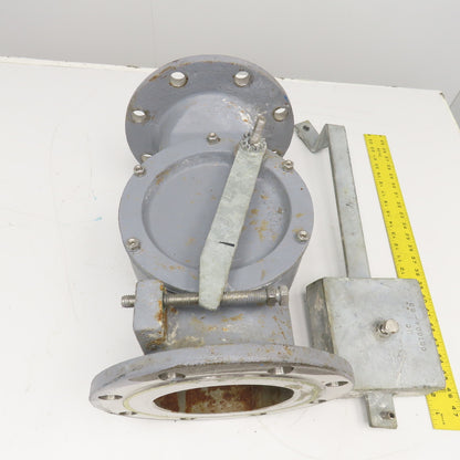 6" Stainless Steel Flange Mount Swing Check Valve W/ Lever Arm Counterweight