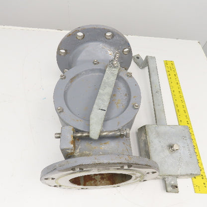 6" Stainless Steel Flange Mount Swing Check Valve W/ Lever Arm Counterweight
