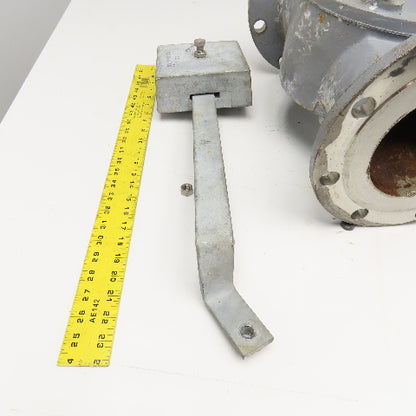 6" Stainless Steel Flange Mount Swing Check Valve W/ Lever Arm Counterweight