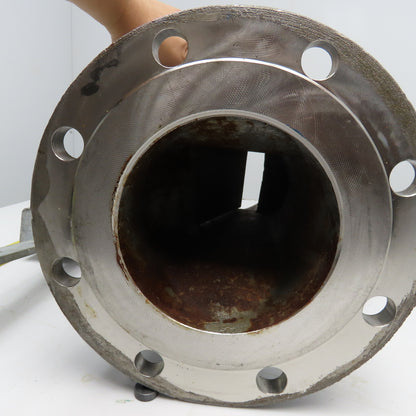 6" Stainless Steel Flange Mount Swing Check Valve W/ Lever Arm Counterweight