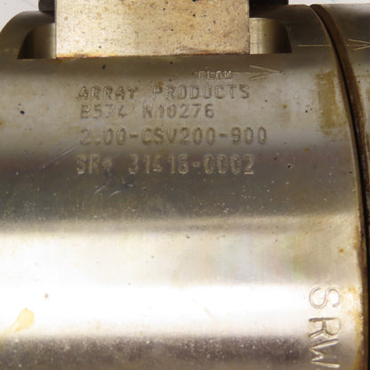 Jamesbury VPVL600 2" Stainless Steel RTJ Flange Mount Valve & Pneumatic Actuator