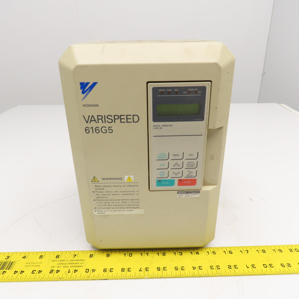 Yaskawa CIMR-G5E47P5 616G5 Varispeed 400V 7.5kW 0-460V AC Drive